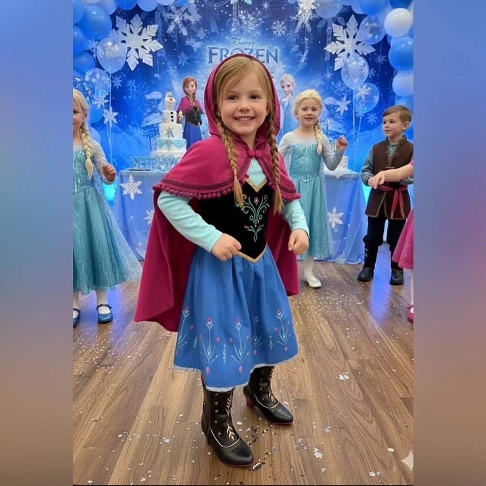 Disney Anna Costume Boot for Kids – Frozen New boots size 9/10 PERFECT 4 PRINCES